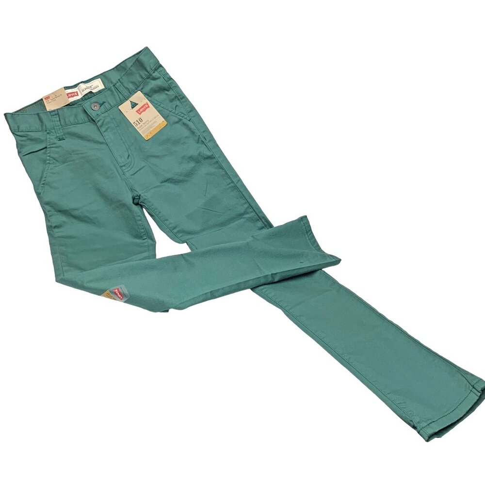 LEVIS 510 Waterfront Green Super Skinny Pants Jeans